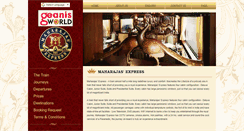 Desktop Screenshot of maharajaexpress-india.com